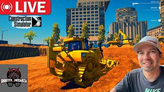 🔴Live IRL Heavy Equipment Operator Simulator with Joysticks  Realistic Excavator amp Dozer Action [upl. by Abbottson]