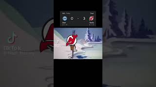 Utah first Reg Season lost in team history devils utah nhl Subscribe to Sportanatic for more vids [upl. by Robenia]