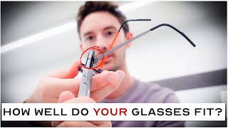 How to Adjust your Frames in 5 STEPS  For a PERFECT Glasses Fit [upl. by Marylinda]