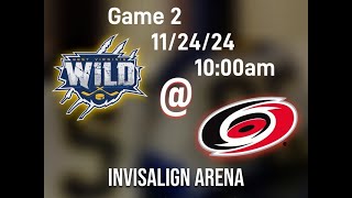 14U  WV Wild vs Carolina Jr Canes  112424  1000am [upl. by Zetta]