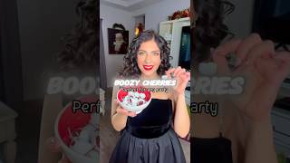 Boozy Cherries Recipe partyrecipes [upl. by Anotyal]