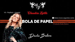 Claudia Leitte  Bola de Papel Karaokê [upl. by Eissim782]