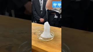 interesting experiment about quick crystallization crystals experiment chemistry  Shorts [upl. by Ovatsug963]