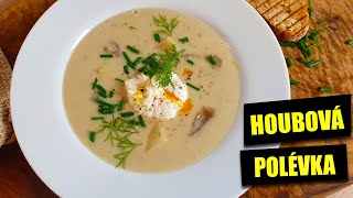 Krémová houbová polévka s klouzkem  recept [upl. by Samaj]