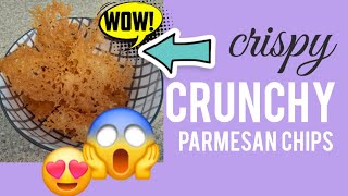 Parmesan Cheese Chips The Snack You NEED in Your Life parmesancrisp chip snack lowcalorie keto [upl. by Mack]