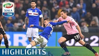 Sampdoria  Palermo 20  Highlights  Matchday 17  Serie A TIM 201516 [upl. by Noitsirhc]