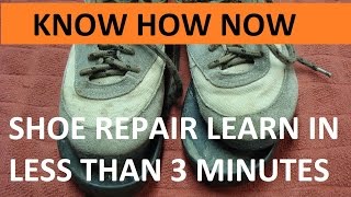 How to Fix a Shoe Sole That is Coming Off [upl. by Votaw]