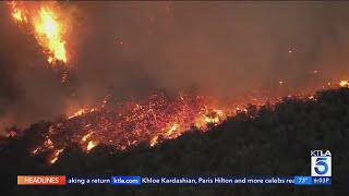 Line Fire in San Bernardino County burns over 37000 acres suspect charged [upl. by Melgar]