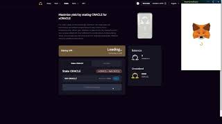 How To Stake ORACLE Token On The Songbird Network  OracleSwapio [upl. by Lipscomb]