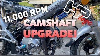 75mph Minimoto  Madass 141cc  CAM UPGRADE [upl. by Jariah]