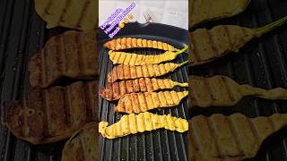 Grilled Baingan  Baingan ke pakode recipe  پکوڑے food snacksshorts BlisswithKAM ytshorts [upl. by Akiem]