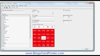 Chinese New Year Bingo Cards  how to create with the Bingo Card Maker by BingoCardPrintercom [upl. by Miksen]