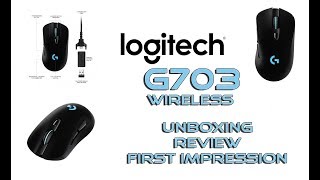 LOGITECH G703 LIGHTSPEED  review and first impression [upl. by Baniez685]