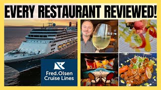 Fred Olsen Cruise Food Every Restaurant Reviewed [upl. by Naras900]