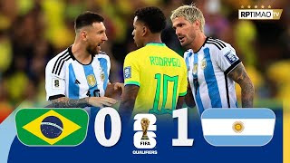 Brasil 0 x 1 Argentina ● 2026 World Cup Qualifiers Extended Goals amp Highlights ᴴᴰ [upl. by Jerman96]