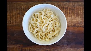 Homemade Chinese Wheat Noodles No EggJapanese Udon Noodles [upl. by Abas]