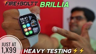 Fireboltt Brillia Smartwatch with Largest AMOLED Display 🔥🔥 Heavy Testing ⚡⚡ [upl. by Leahcimnaj746]