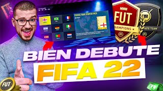 COMMENT BIEN COMMENCER SUR FIFA 22 ULTIMATE TEAM FUT22 [upl. by Madlen377]