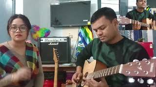 Kufet kafet song l keni Elangbam l Guitar cover l Bijando Thokchom amp Triveni Thokchom [upl. by Sutsuj902]