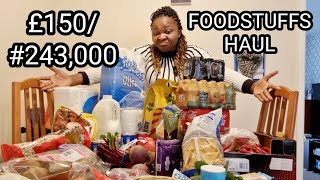 £150 Worth of Foodstuff Haul In the UK [upl. by Alyak]