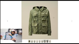 Take a look At CP Company  Chrome R Goggle Utility Jacket [upl. by Eeladnerb]