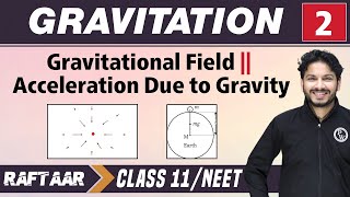 Gravitation 02  Gravitational Field  Acceleration Due to Gravity  Class 11 NEETRAFTAAR [upl. by Sitrik812]