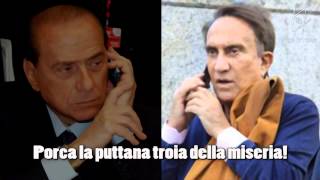 Intercettazione Fede  Berlusconi  Corti Satanici 1 [upl. by Pacorro201]