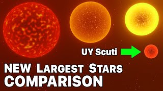 NEW Largest Known Stars Comparison Bigger than UY Scuti • 2K • 2024 [upl. by Ymmij]