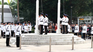 Flag Raising Ceremony at Golden Bauhinia Square Hong Kong Special Administrative Region [upl. by Liba]