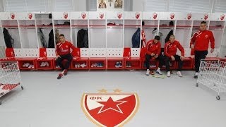 Renovirana svlačionica FK Crvena zvezda [upl. by Atiuqan701]