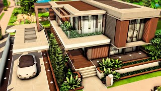 CASA SUPER MODERNA FAMILIAR NO CC  The Sims 4 Speed Build [upl. by Luciano482]