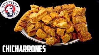 Como hacer chicharrones de puerco en casa [upl. by Rednaxela]