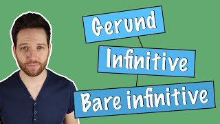 GERUND or INFINITIVE or BARE INFINITIVE en inglés al inicio · Explicación en español [upl. by Ovatsug]