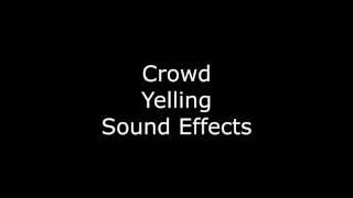 Crowd Yelling Sound Effects [upl. by Venus]