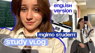 mgimo student study vlog  in english [upl. by Collin262]