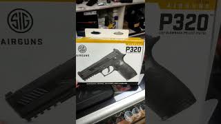 sig p 320 co2 45 postones pellet gun [upl. by Yenahpets999]