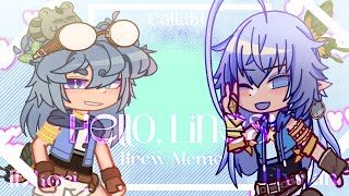 ‘✧ Hello Lines 🎨🖌️  Krew Krewcraft AU  Collab with ItzKori  Elysan [upl. by Aryl217]