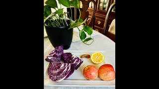 Red Cabbage Juice 💜 shorts satisfying [upl. by Rob]