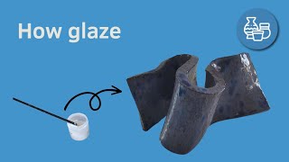 Effect glazuur aanbrengen op organische vorm  Apply glaze effect to organic shape AtelierBertina [upl. by Molloy]