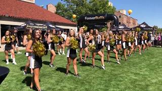 9152018 CU Boulder Pregame  Cheerleaders amp Chip [upl. by Nel]