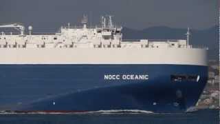 船 NOCC OCEANIC Car carrier 自動車船 OSAKA Bay 明石海峡 [upl. by Estus822]