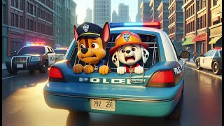 Paw Patrol Ultimate Rescue  CHASE x MARSHALL GOES TO JAIL Whats Going On Funny Story  Rainbow 3 [upl. by Tocci]