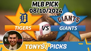 Detroit Tigers vs San Francisco Giants Pick 81024 MLB Predictions [upl. by Ziguard]