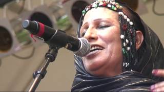 Mariem Hassan  6  LIVE at Afrikafestival Hertme 2010 [upl. by Elacsap]