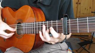 Mad World Gary Jules  Classical Guitar HD [upl. by Ybeloc769]