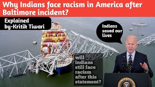 Indians crew member saved Americans lives in Baltimore Bridge collapse  explained byKritik Tiwari [upl. by Hilliard]