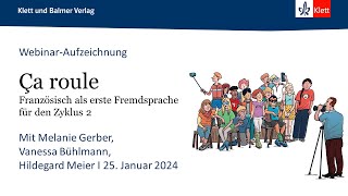 «Ça roule 3–6» Aufbau und Einsatz im Unterricht Mit Primarlehrerin Vanessa Bühlmann Webinar [upl. by Gamages992]