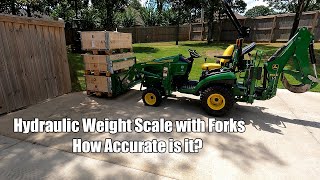 HydrosPlus Loader Scale  How accurate is it with Forks [upl. by Karolina]