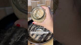 Homemade Breadcrumbs 🍞 ytshorts easyrecipe quickmeals food recipe cookingreel breadcrumbs [upl. by Otter]