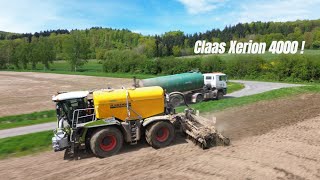 Claas Saddle Trac 4000 amp Volmer 6 Meter [upl. by Mckeon]